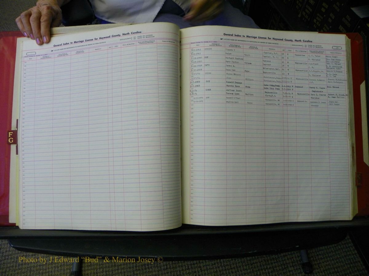Haywood Marriage Index, F-Z, 1939- 1978 022.JPG