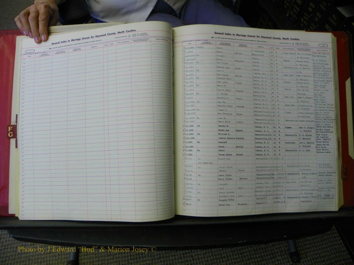 Haywood Marriage Index, F-Z, 1939- 1978 024.JPG