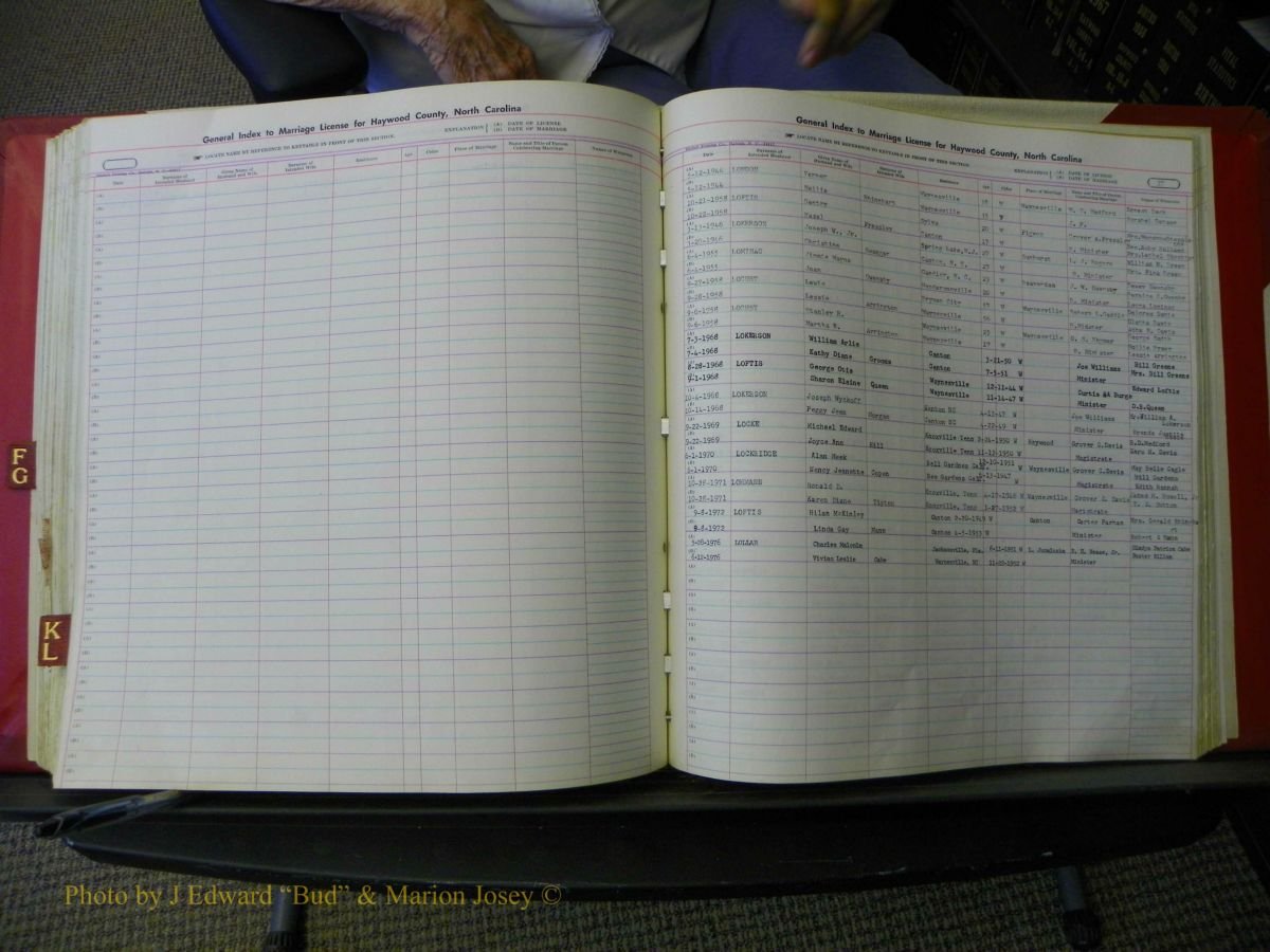 Haywood Marriage Index, F-Z, 1939- 1978 203.JPG