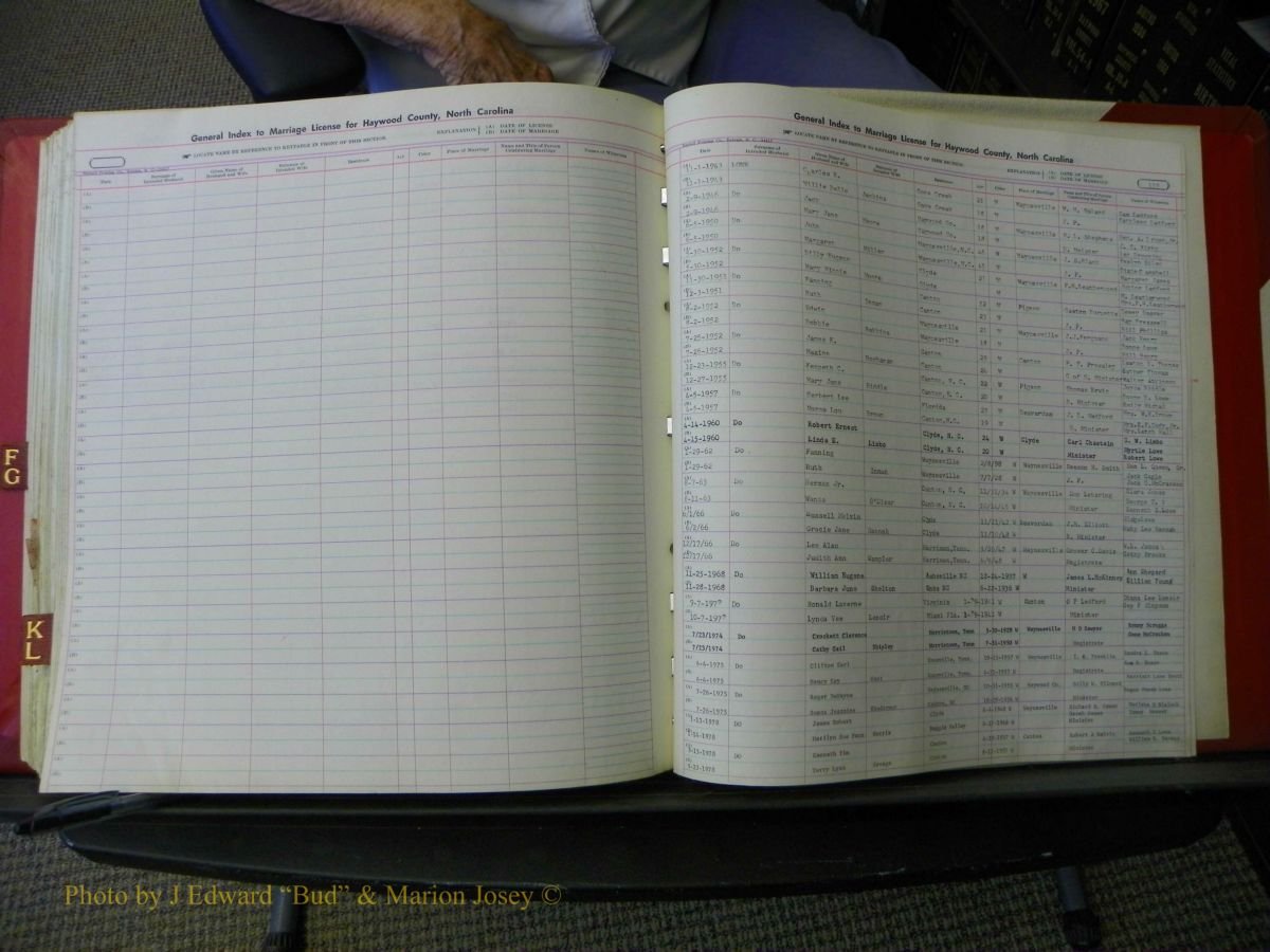 Haywood Marriage Index, F-Z, 1939- 1978 242.JPG