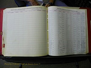 Haywood Marriage Index, F-Z, 1939- 1978 218.JPG