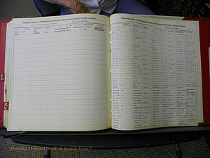 Haywood Marriage Index, F-Z, 1939- 1978 240.JPG