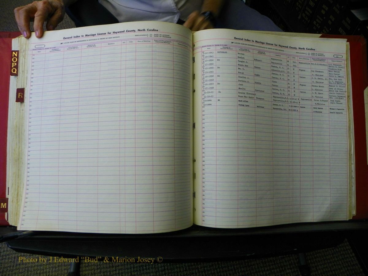 Haywood Marriage Index, F-Z, 1939- 1978 428.JPG