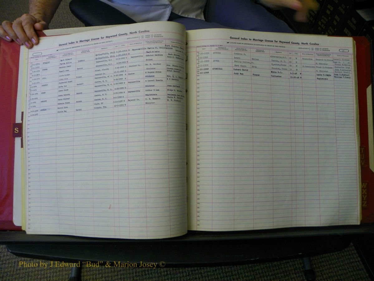 Haywood Marriage Index, F-Z, 1939- 1978 473.JPG