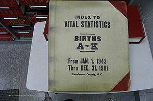 Henderson Co, NC, Births A - K, 1943 - 1981, (001).JPG