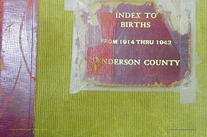 Henderson Co, NC, Births A - Z, 1914 - 1942, (001).JPG