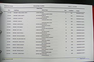 Henderson Co, NC, Births A - Z, 1991 - 1999, (056).JPG