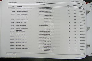 Henderson Co, NC, Births A - Z, 1991 - 1999, (292).JPG