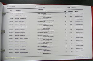 Henderson Co, NC, Births A - Z, 1991 - 1999, (313).JPG