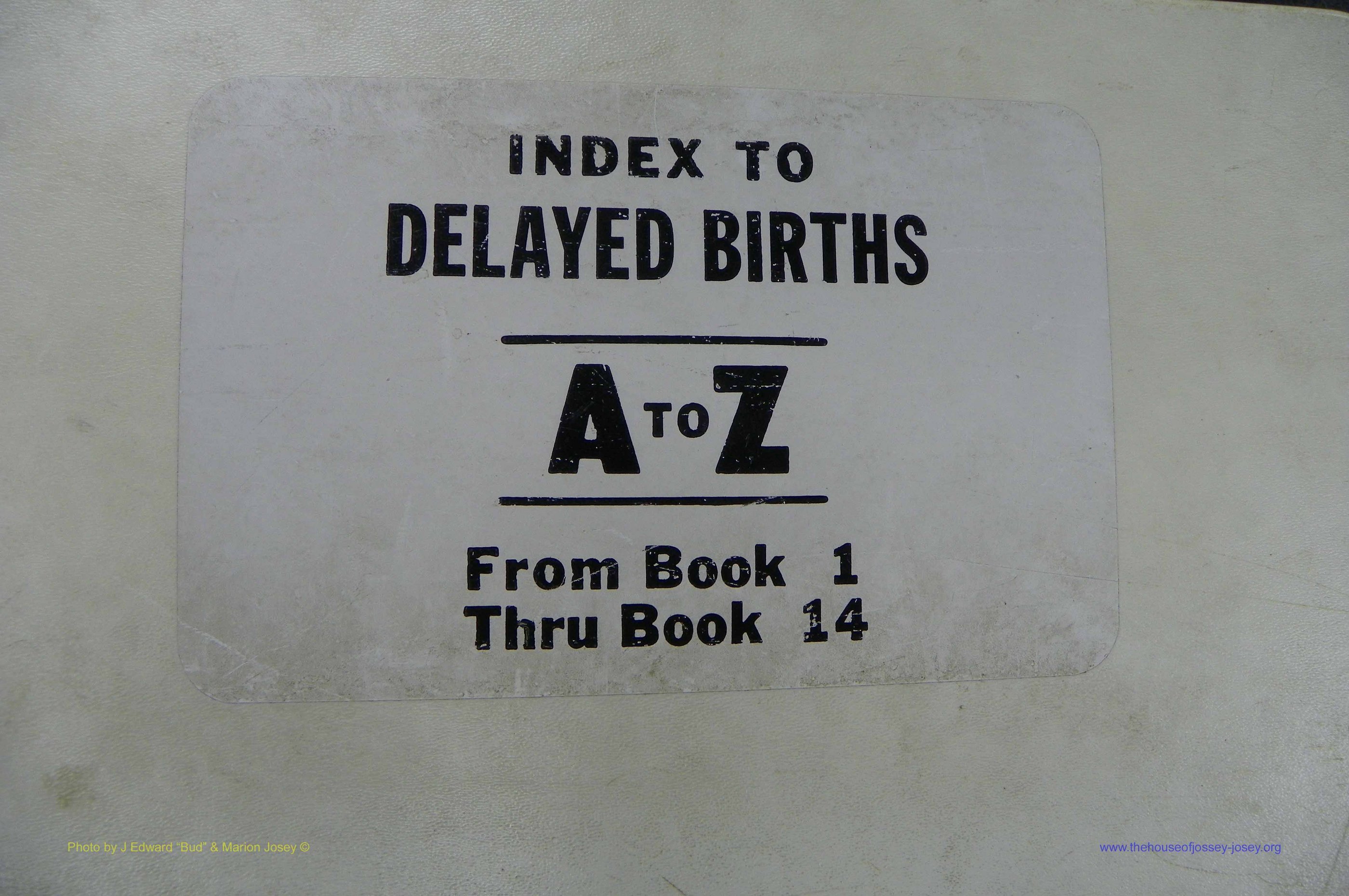 Henderson Co, NC, Births, Delayed, (001).JPG