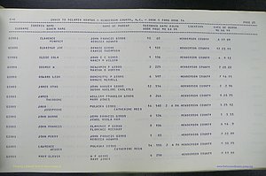 Henderson Co, NC, Births, Delayed, (132).JPG