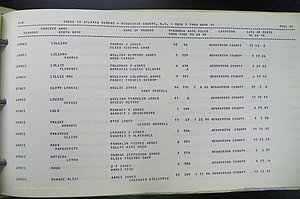 Henderson Co, NC, Births, Delayed, (194).JPG