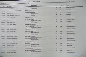 Henderson Co, NC, Death Index, 1991 -2008, (003).JPG