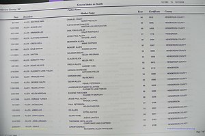 Henderson Co, NC, Death Index, 1991 -2008, (007).JPG