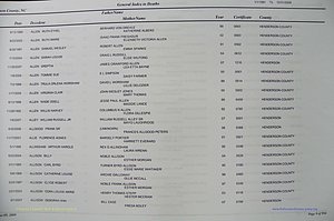 Henderson Co, NC, Death Index, 1991 -2008, (009).JPG