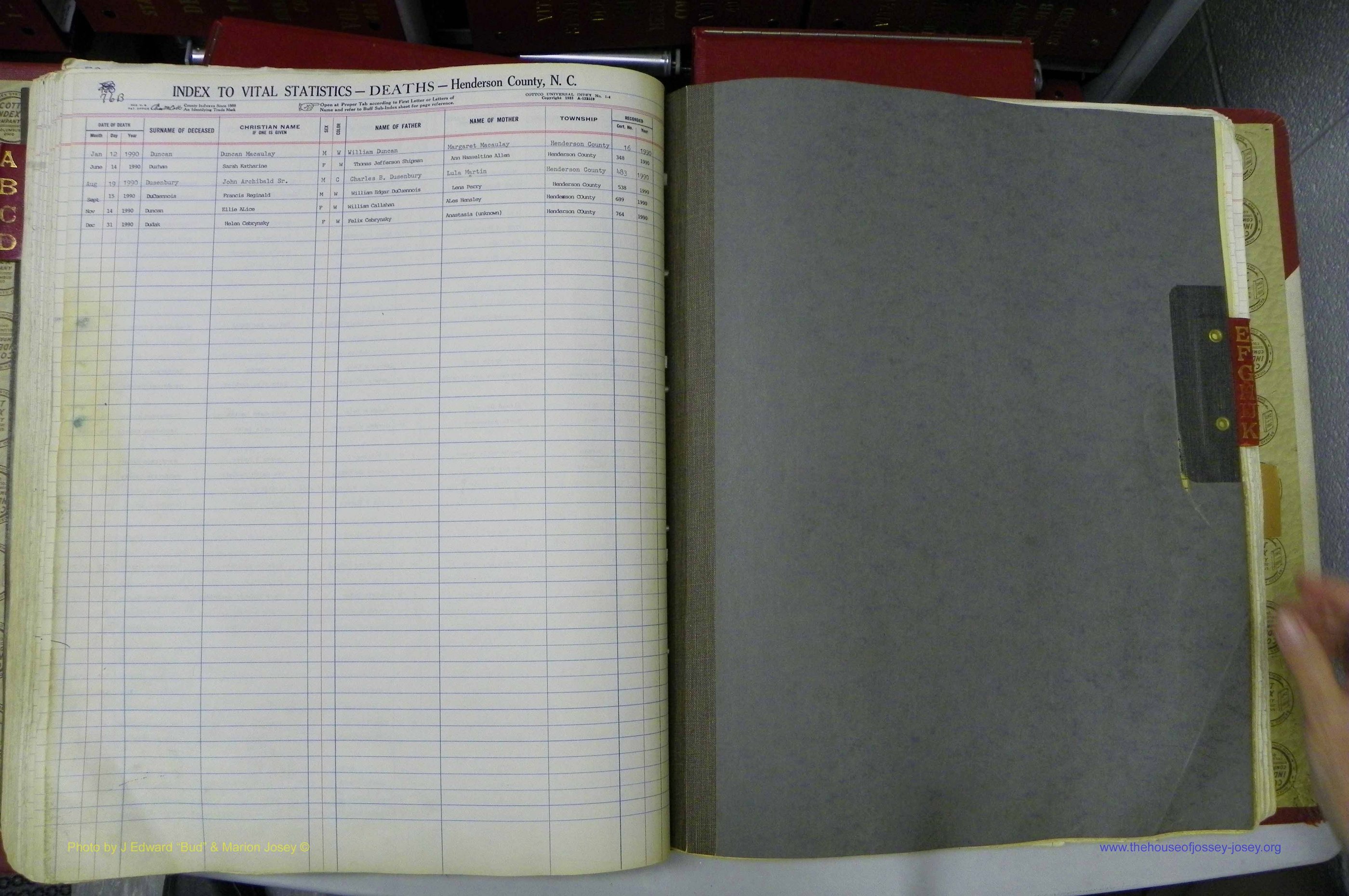 Henderson Co, NC, Deaths, A - K, 1957 - 1990, (082).JPG