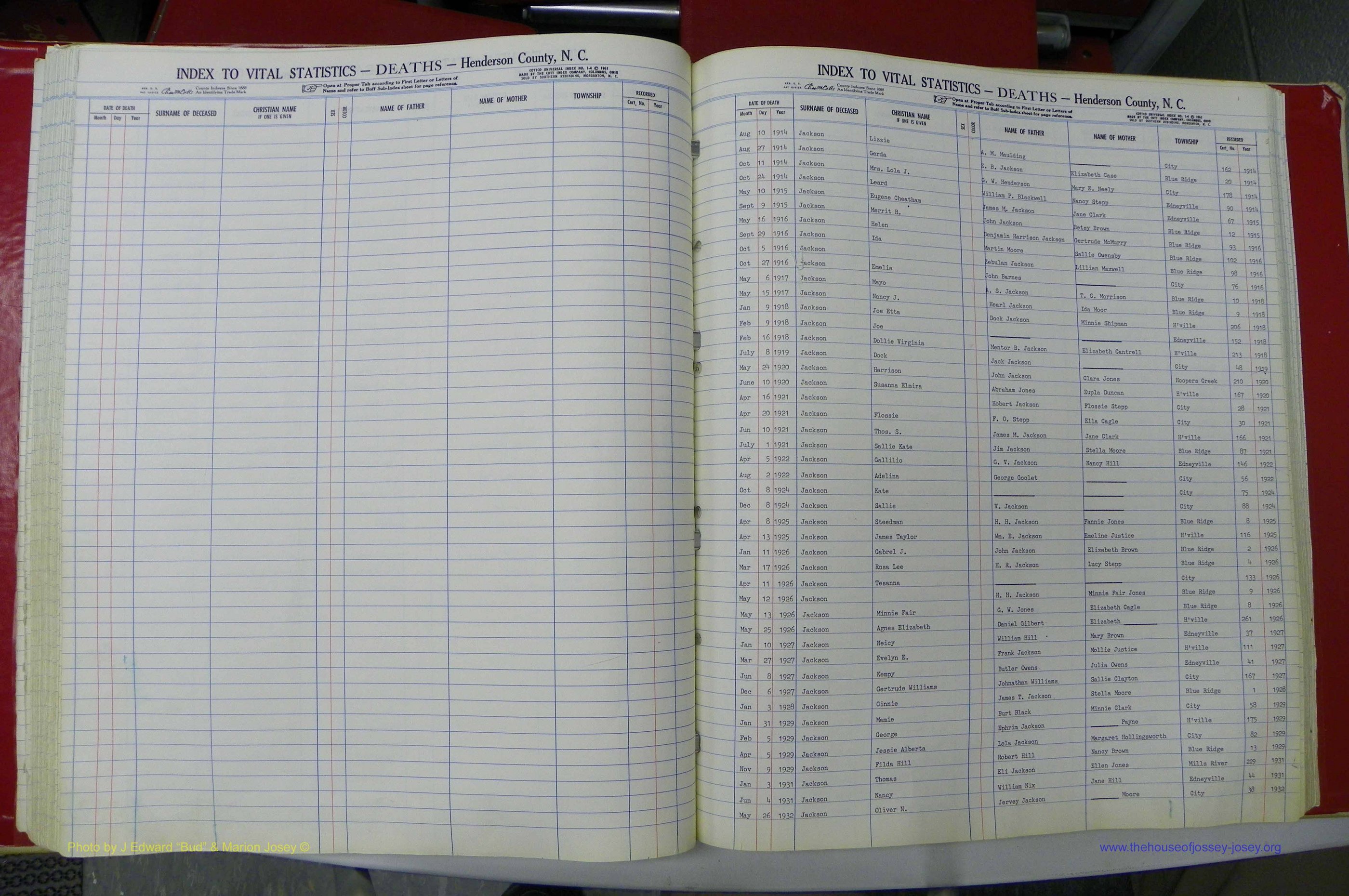 Henderson Co, NC, Deaths, A - Z, 1914 - 1956, (063).JPG