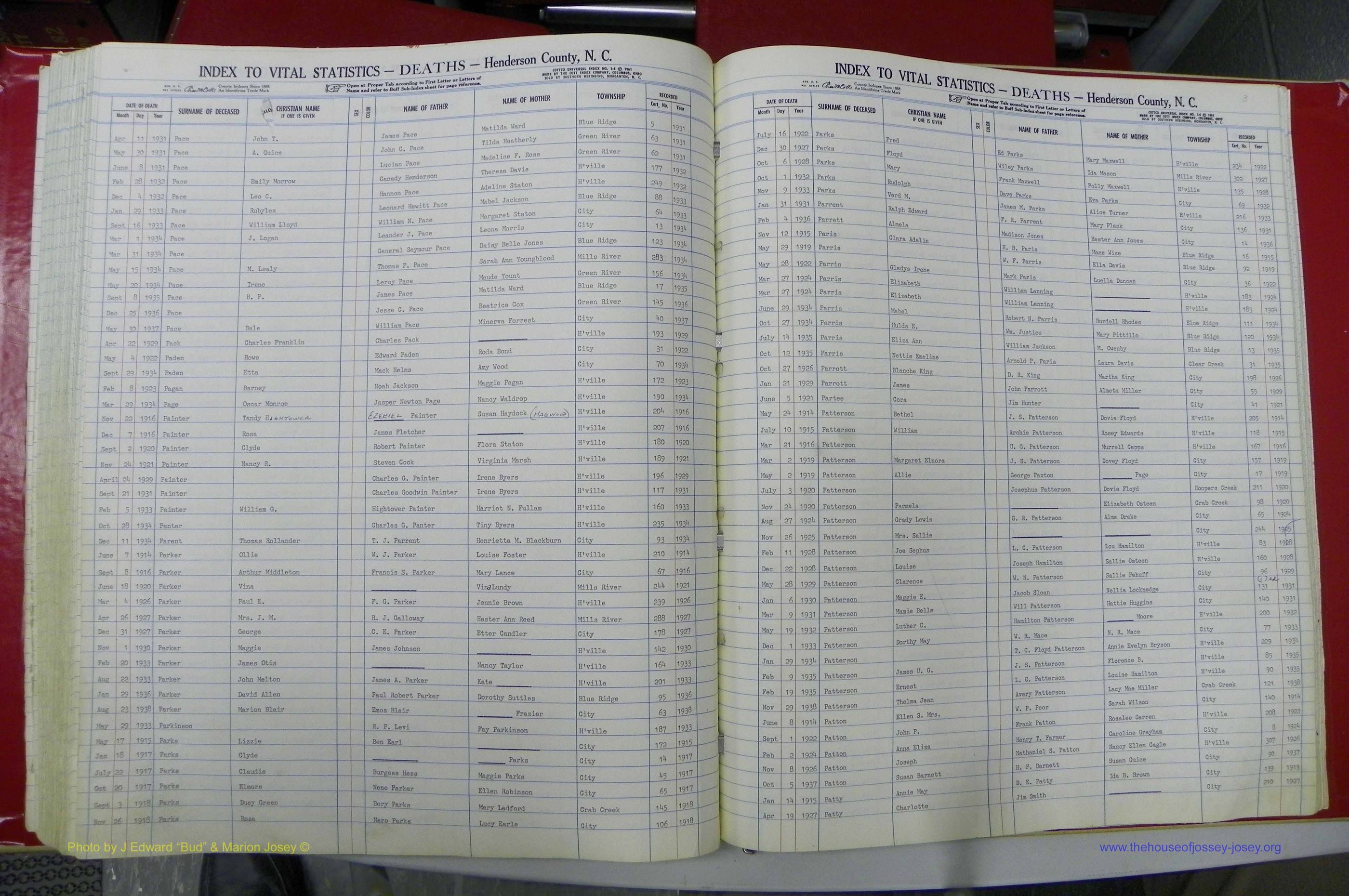 Henderson Co, NC, Deaths, A - Z, 1914 - 1956, (103).JPG