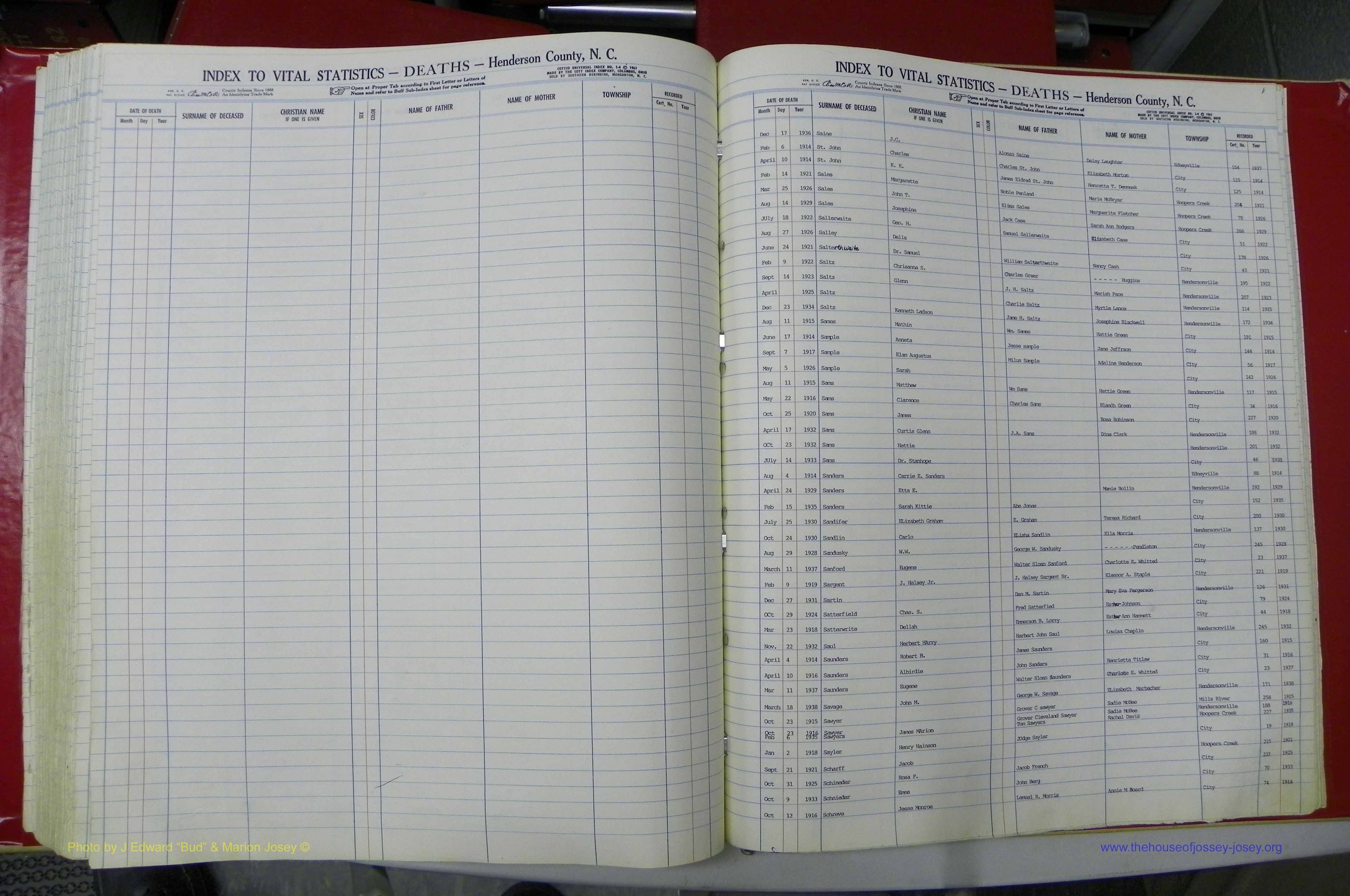 Henderson Co, NC, Deaths, A - Z, 1914 - 1956, (117).JPG