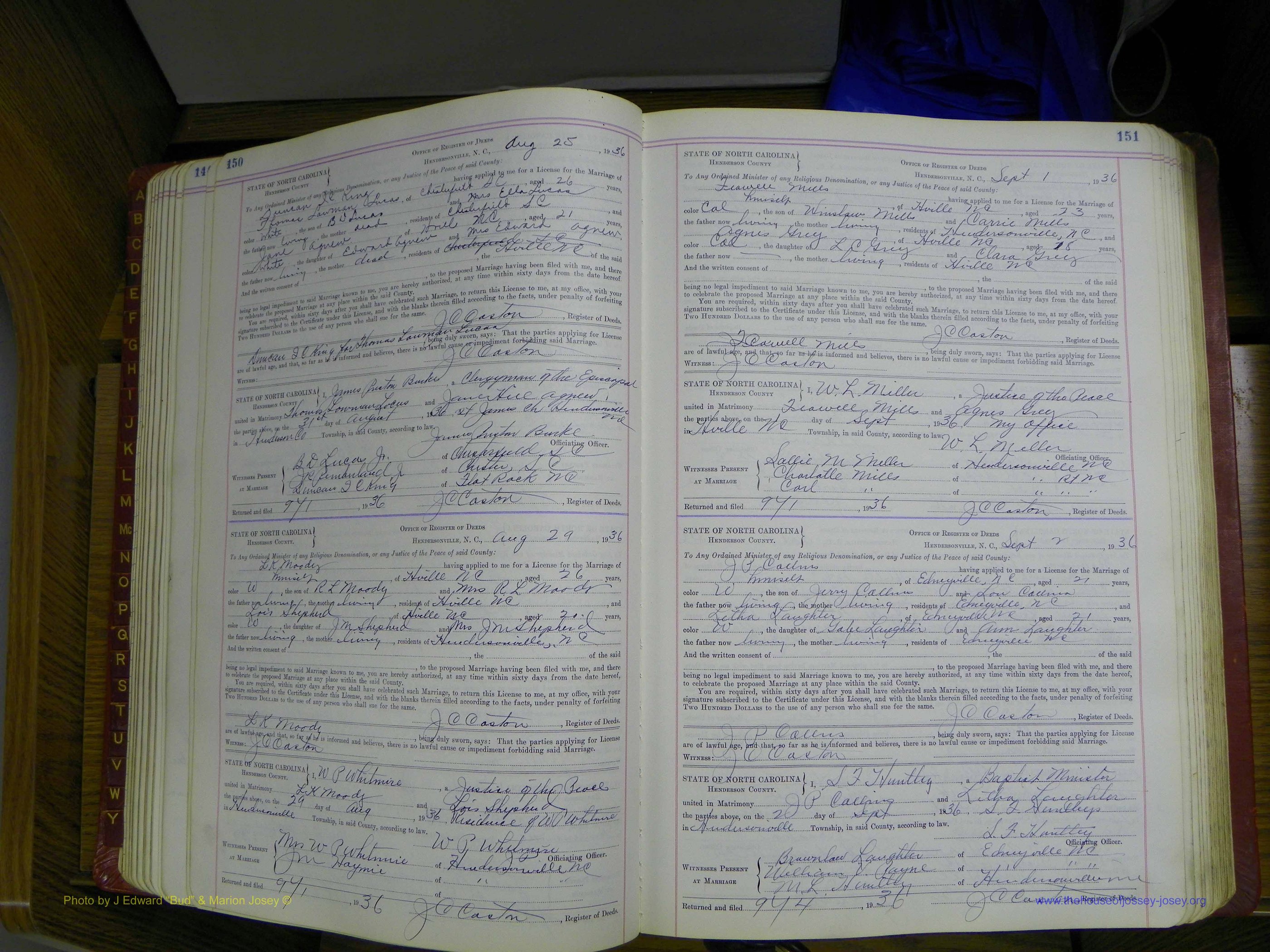 Henderson Co, NC, Marriages, Book 5, (105).JPG
