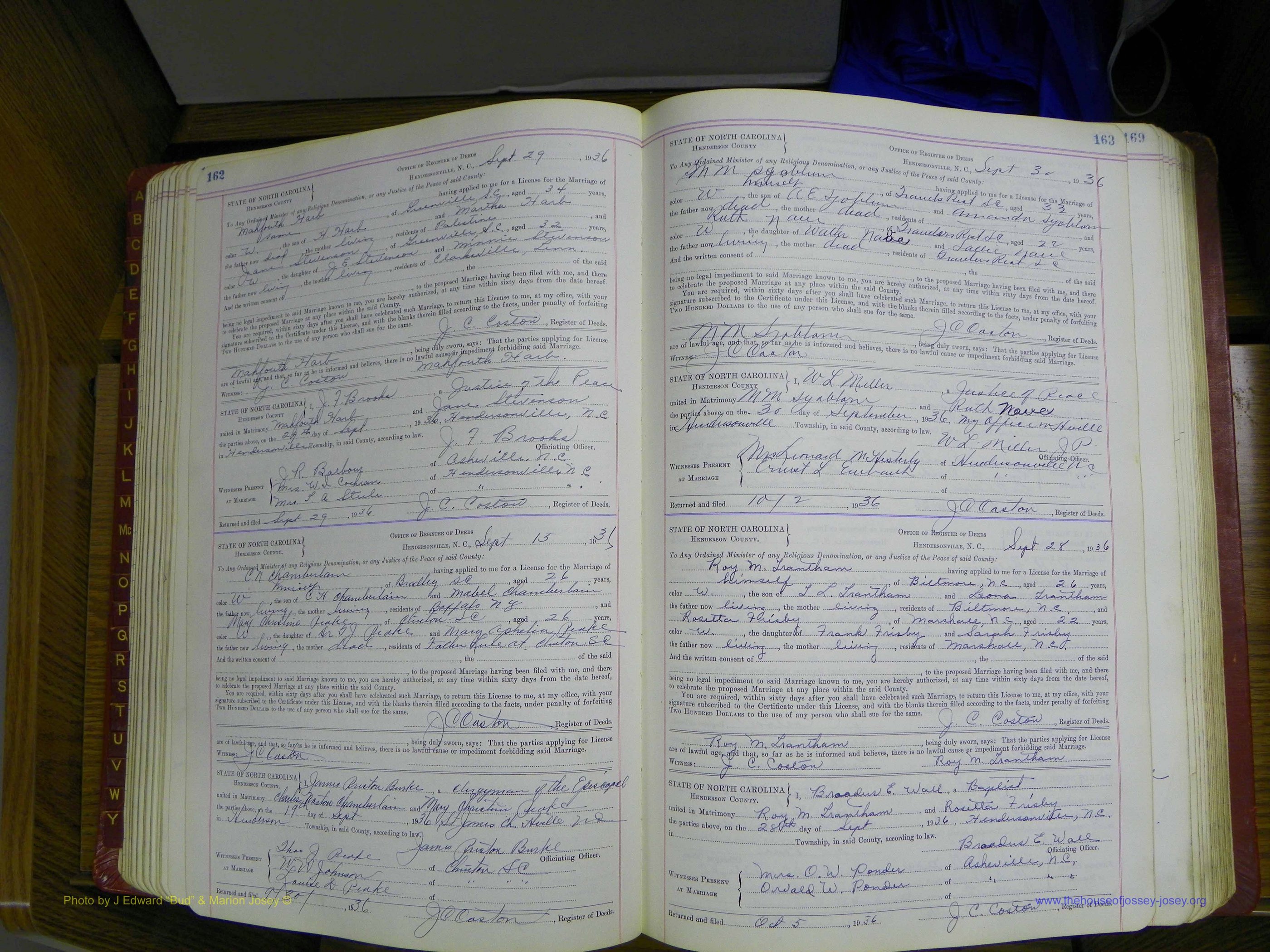 Henderson Co, NC, Marriages, Book 5, (111).JPG