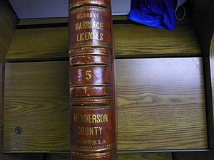 Henderson Co, NC, Marriages, Book 5, (001).JPG