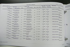 Henderson Co, NC Marriages, Male & Female, 2006 - 2008, (005).JPG