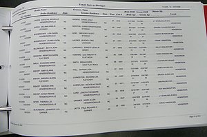 Henderson Co, NC Marriages, Male & Female, 2006 - 2008, (016).JPG