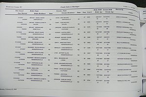 Henderson Co, NC Marriages, Male & Female, 2006 - 2008, (025).JPG