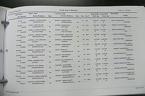 Henderson Co, NC Marriages, Male & Female, 2006 - 2008, (030).JPG