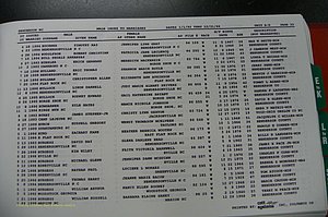 Henderson Co, NC, Marriages Male, A - Z, 1992 - 1999, (039).JPG