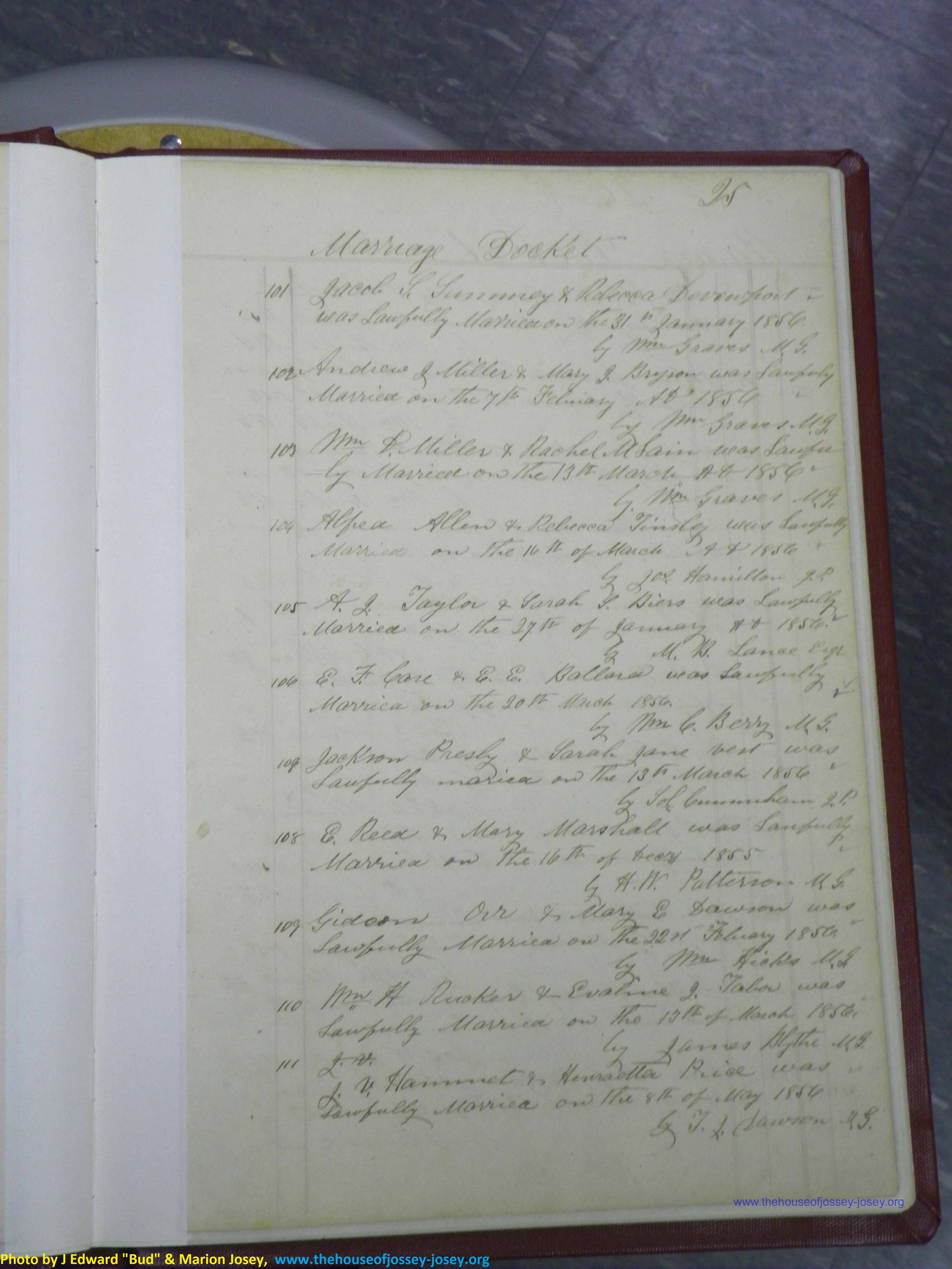 Henderson County, NC, Marriages 1851 - 1872, (051).JPG