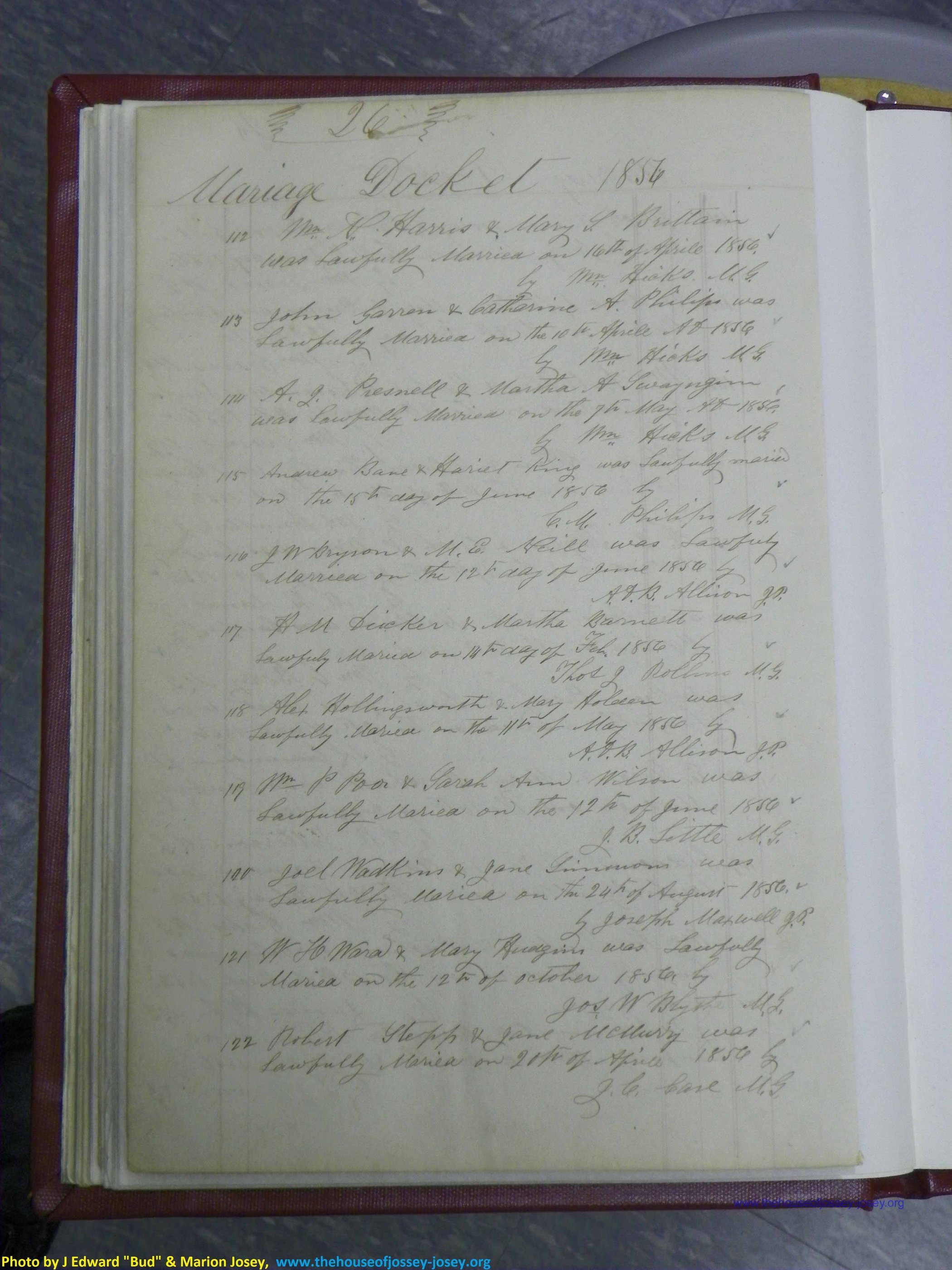 Henderson County, NC, Marriages 1851 - 1872, (052).JPG