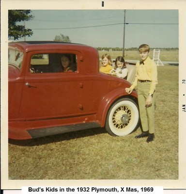 A, Buds Kids in the 1932 Plymouth, X Mas, 1969.jpg