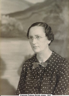 A, Frances Folsom Acree Josey, 1927.jpg