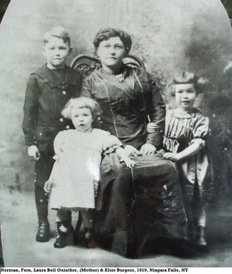 A, Laura Belle Guinter Burgess & Children.JPG