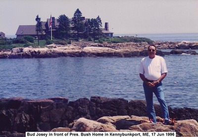 A, Standing in front of Pres. Bush Home in Kennybunkport, ME 001.jpg
