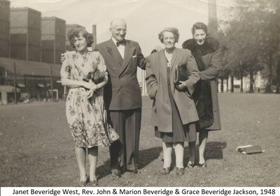 Be, Janet Beveridge West, Rev John & Marion Beveridge & Grace Jacks.jpg