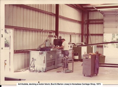 C, Bud & Marion Josey's Horseless Carriage Shop, 1973 003.jpg