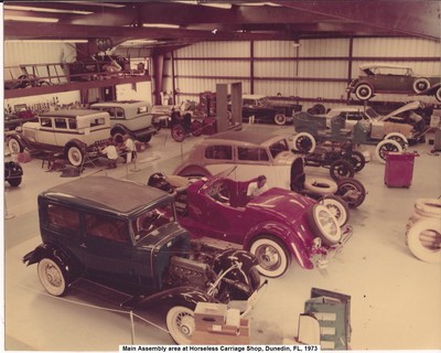 C, Bud & Marion Josey's Horseless Carriage Shop, Assembly Bldg 1973.jpg