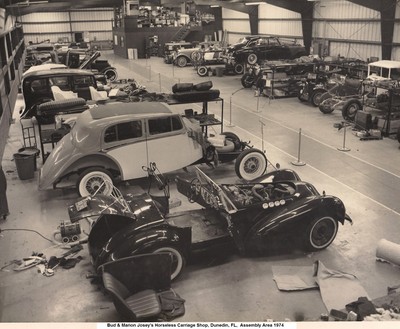 C, Bud & Marion Josey's Horseless Carriage Shop, Assembly Bldg 1974.jpg