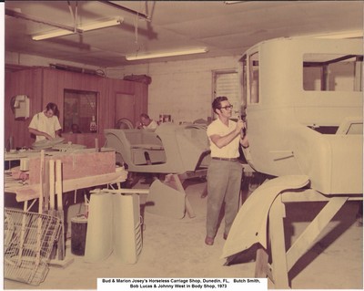 C, Bud & Marion Josey's Horseless Carriage Shop, Body Shop 1973.jpg