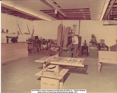 C, Bud & Marion Josey's Horseless Carriage Shop, Wood Shop 1973  001.jpg
