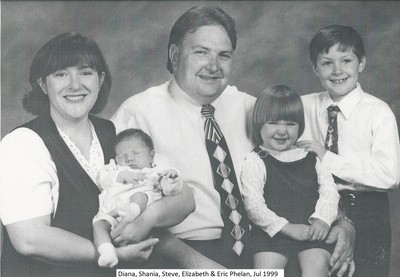 P, Diana, Shania, Steve, Elizabeth & Eric Phelan, Jul 1999.jpg