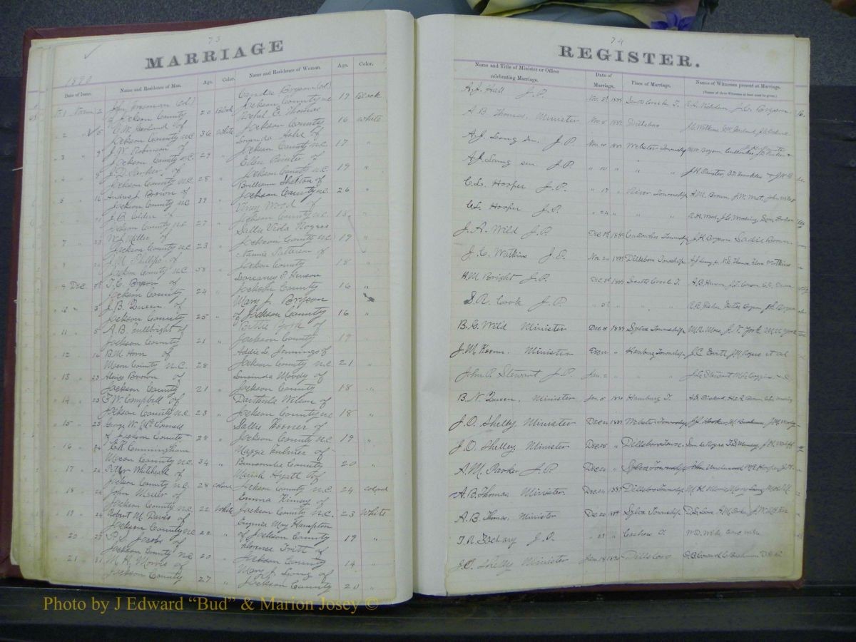 Jackson Marriages, 1853-1992 084.JPG