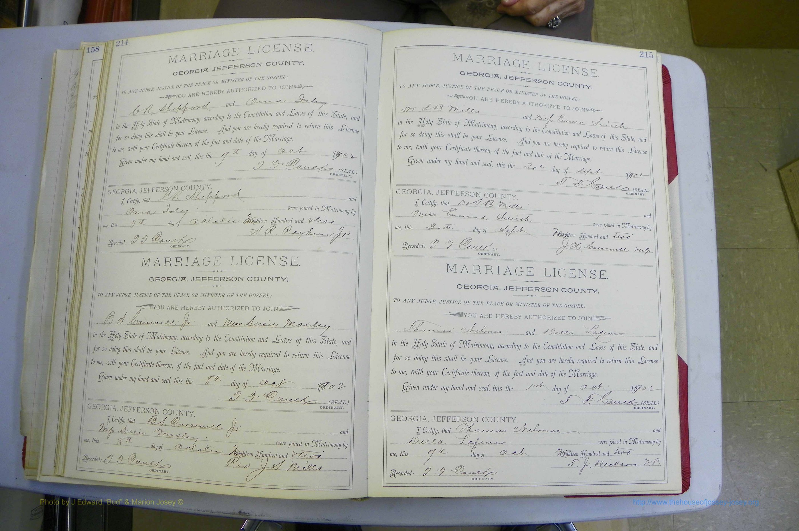 Jefferson Co, GA, Marriages Book A, 1893 - 1907, White (136).JPG