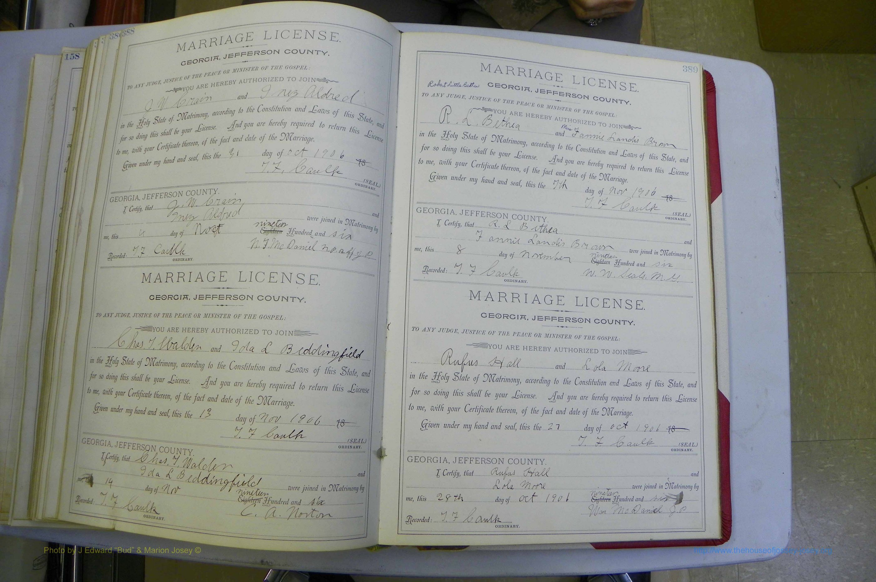 Jefferson Co, GA, Marriages Book A, 1893 - 1907, White (223).JPG