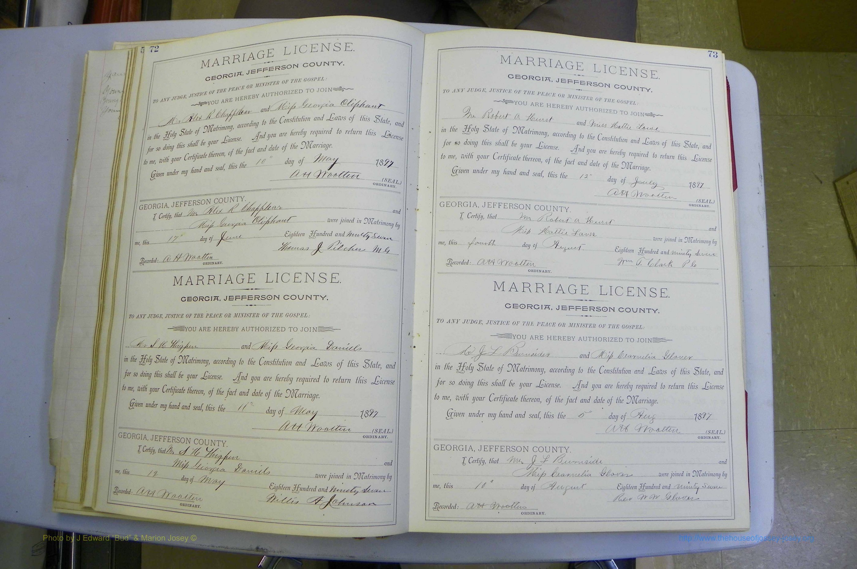 Jefferson Co, GA, Marriages Book A, 1893 - 1907, White (65).JPG