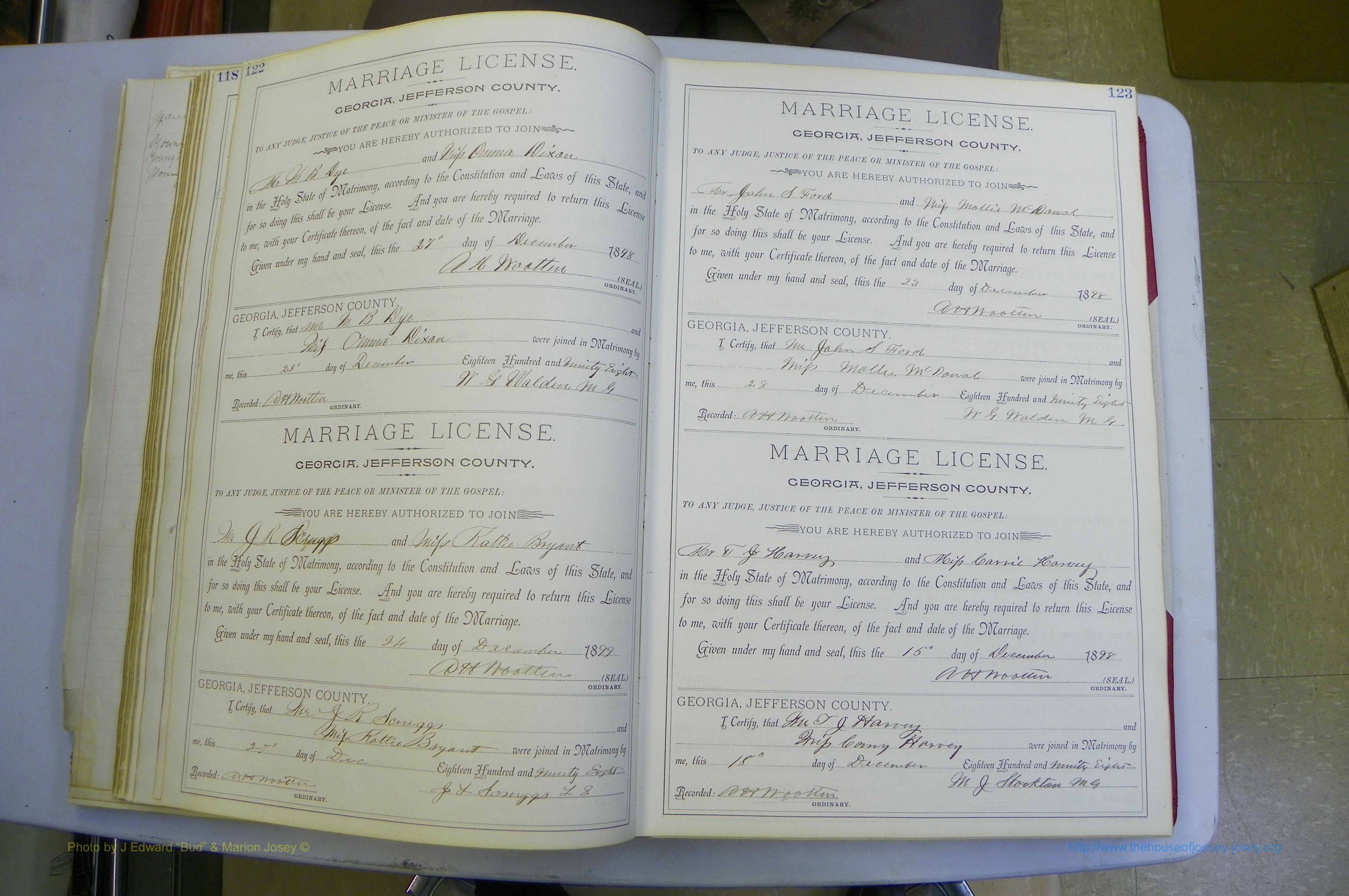 Jefferson Co, GA, Marriages Book A, 1893 - 1907, White (90).JPG