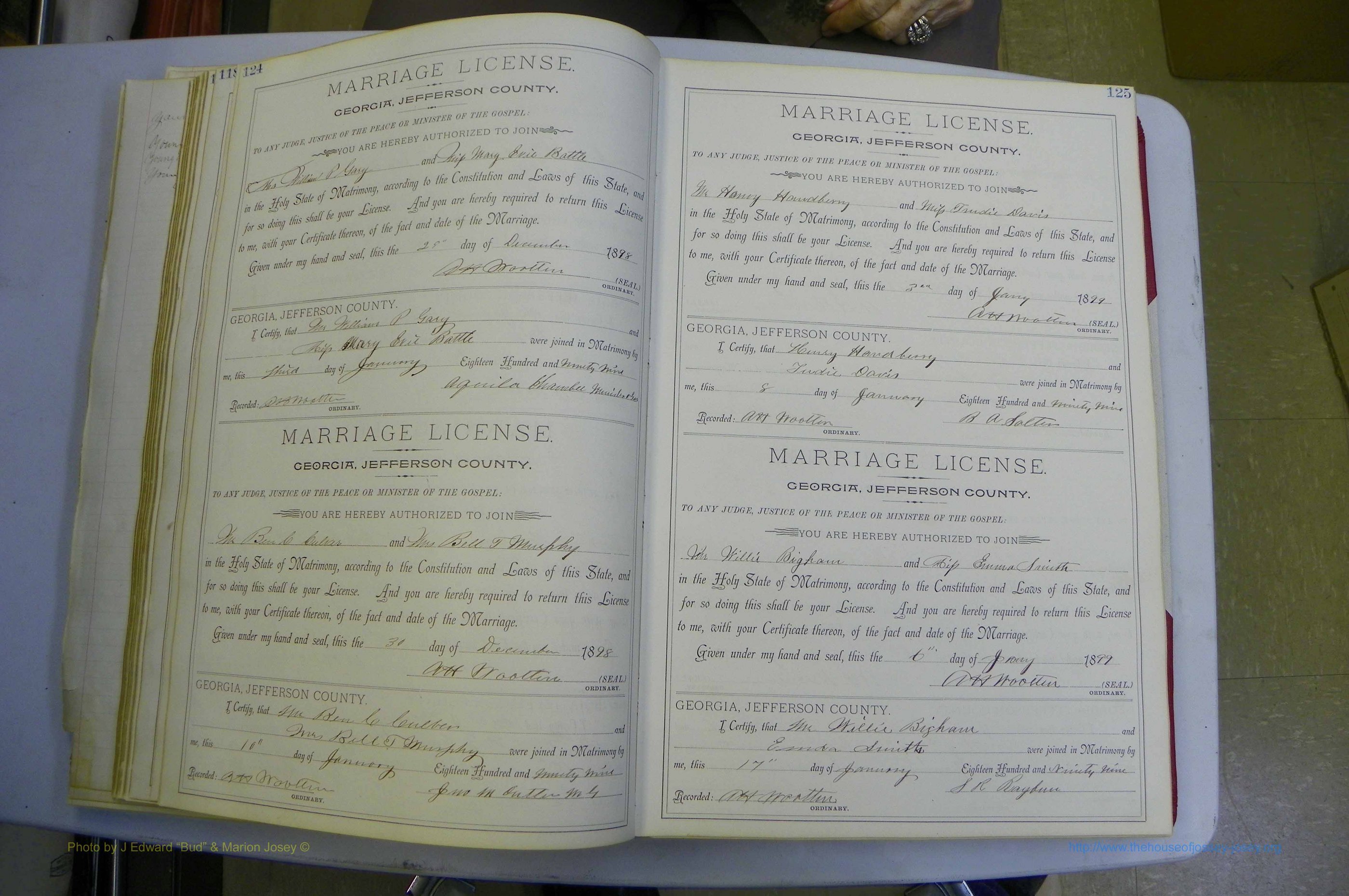 Jefferson Co, GA, Marriages Book A, 1893 - 1907, White (91).JPG